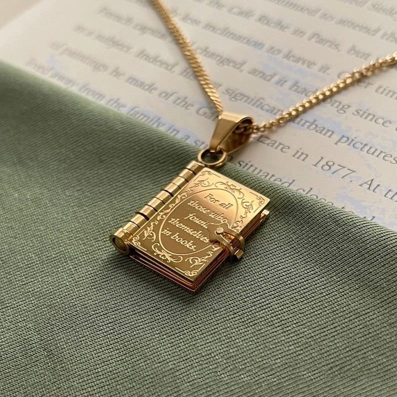 OpenBook™ Keepsake Book Necklace