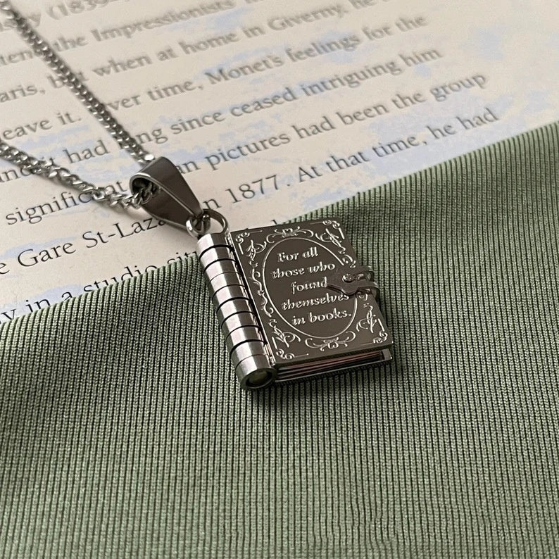 OpenBook™ Keepsake Book Necklace